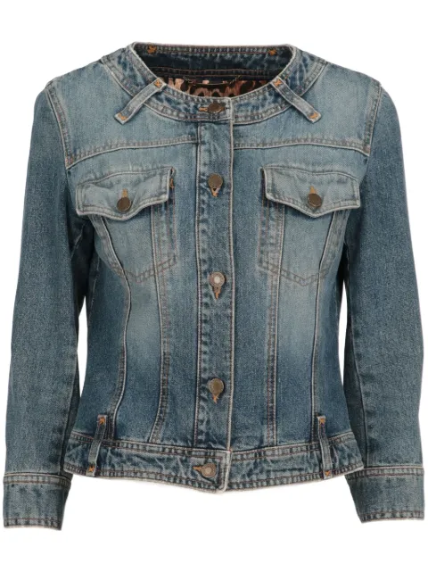 Dolce & Gabbana Pre-Owned 2000 cropped denim jacket Blue DEG520RR