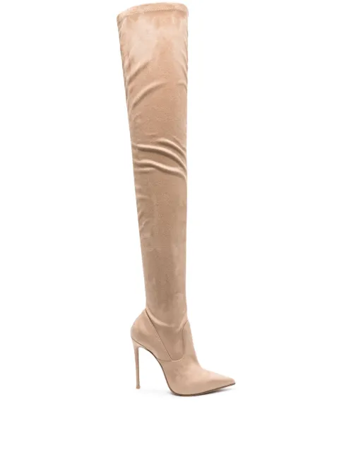Le Silla Eva 115mm thigh-high boots Neutrals 2145R100R1PPSHA