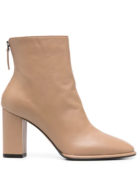 Le Silla Elsa 85mm leather ankle boots Neutrals 7075A080R3PPGLO