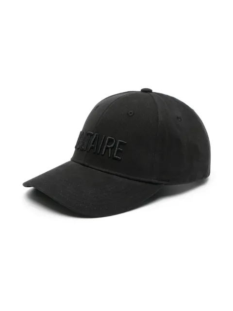 Zadig&Voltaire logo-embroidered cotton cap Black OMHT00001