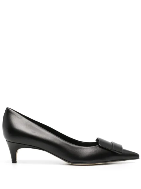 Sergio Rossi SR1 30mm leather pumps Black A78952MFI968