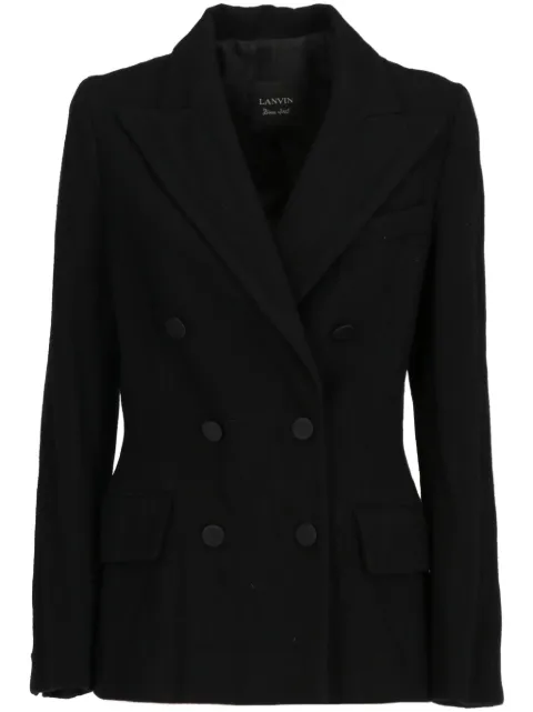 Lanvin Pre-Owned 2005 double-breasted blazer Black LNV490RD