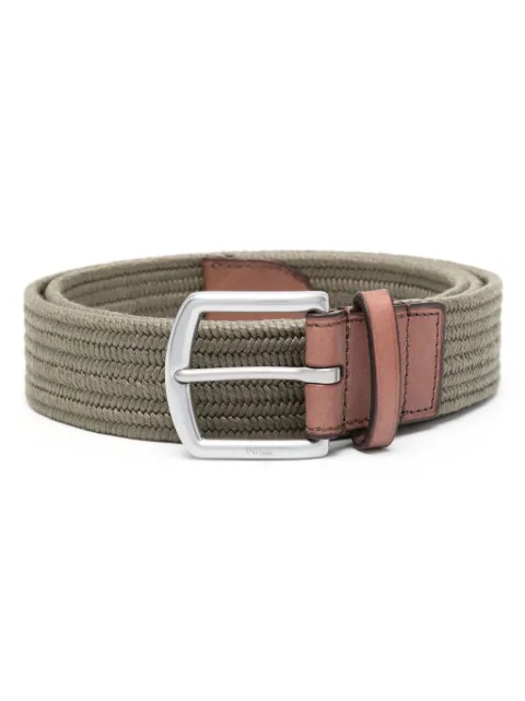 Polo Ralph Lauren braided adjustable-fit belt Green 405666041020