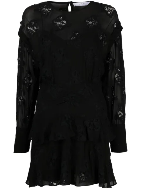 IRO Levoca guipure-lace A-line dress Black WP33LEVOCA