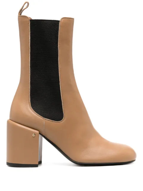 Laurence Dacade Ellen 85mm ankle boots Neutrals ELENLAMB