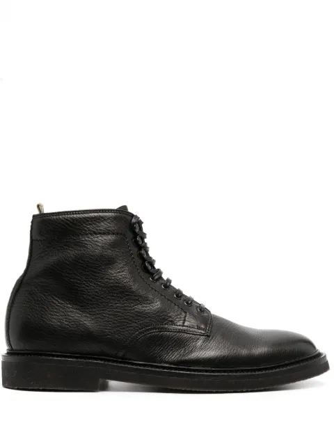 Officine Creative lace-up ankle boots Black OCUHOPF203CERV71000