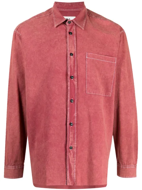 PRESIDENT'S long-sleeve cotton shirt Red P23PPU423T1772335