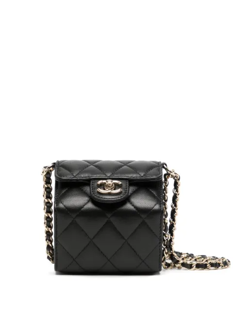 CHANEL Pre-Owned Jewelry Box chain mini bag Black WB5110