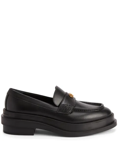 Giuseppe Zanotti Malick Zali leather loafers Black I260011001