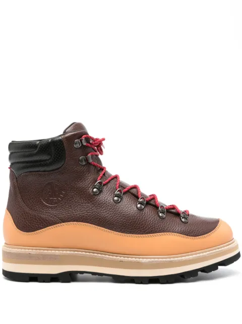 Moncler Peka Trek leather hiking boots Brown I209A4G00010M3466