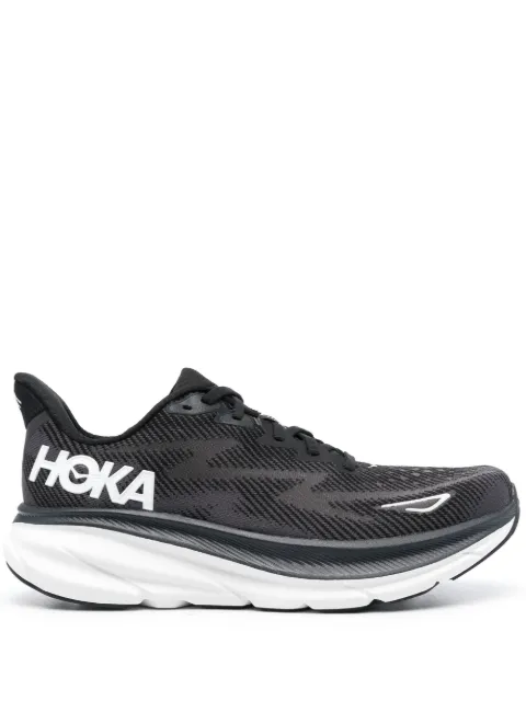 HOKA Clifton 9 lace-up sneakers Black K130001127895