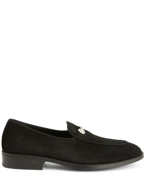 Giuseppe Zanotti Archibald suede loafers Black IU20036011