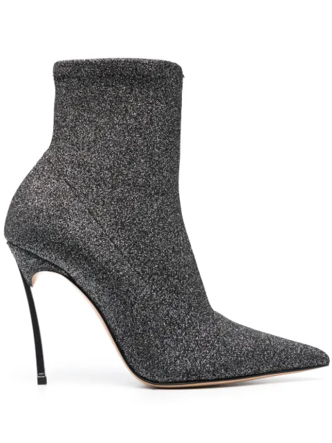 Casadei Super Blade Bisanzio 110mm boots Black 1R404W100MBISAN