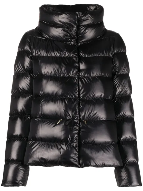 Herno quilted high-neck coat Black PI001781D12017