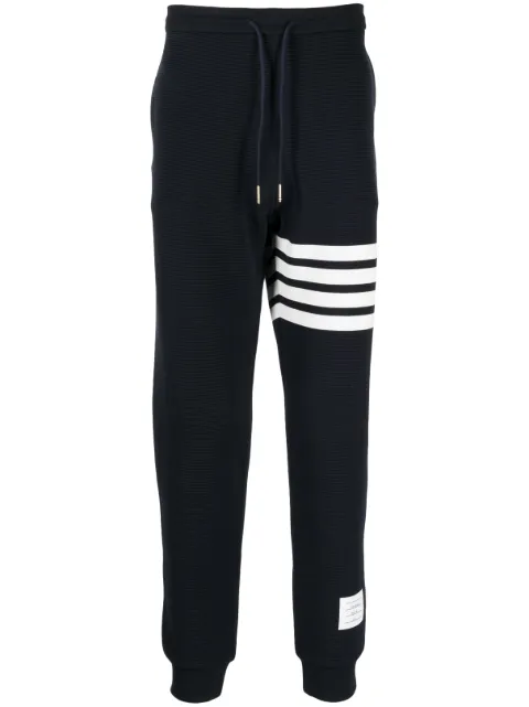 Thom Browne 4-Bar cotton track pants Blue MJQ140A8138