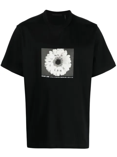 Helmut Lang photograph-print cotton T-shirt Black N05HM514