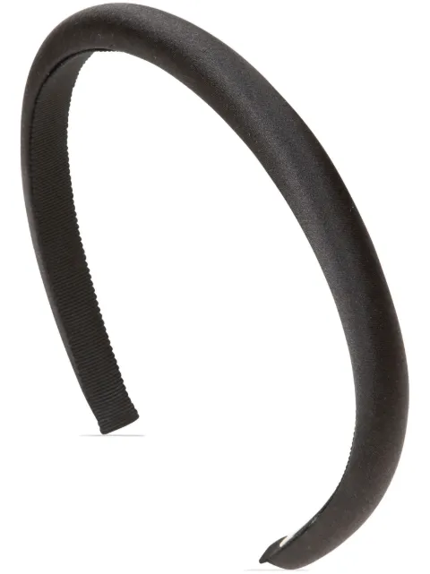 Jennifer Behr Tiana silk headband Black 15BA11BLACK