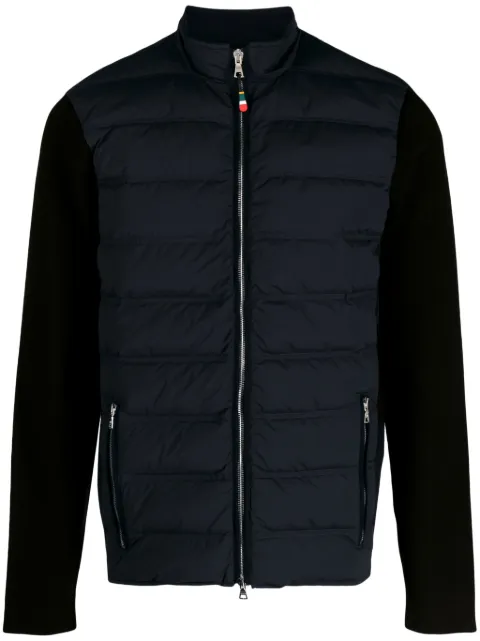 Orlebar Brown Wallace panelled padded jacket Blue 278303