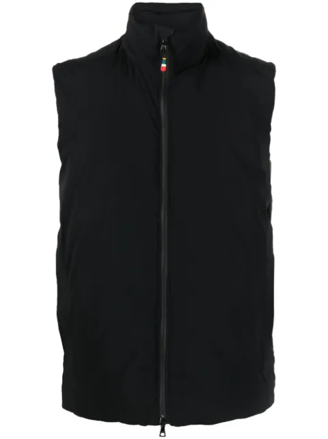 Orlebar Brown Teton zip-fastening sleeveless gilet Black 278296