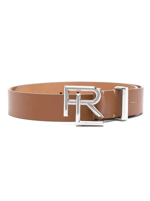 Ralph Lauren Collection logo-buckle leather belt Brown 408930740002
