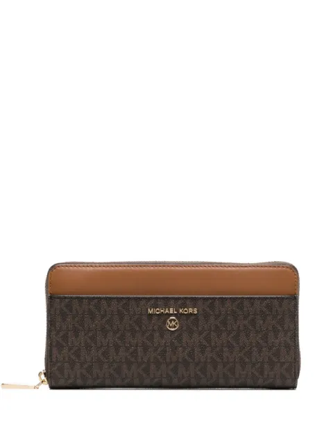 Michael Michael Kors Jet Set Charm leather wallet Brown 34H1GT9E8B