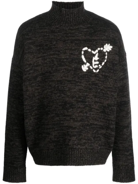 Études Studio Quartier Mouline wool jumper Black H23MM612K00270