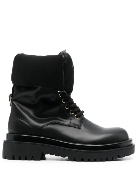 Versace Jeans Couture logo-print ankle-length boots Black 75VA3S62ZS870