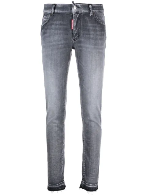DSQUARED2 mid-rise faded skinny jeans Grey S75LB0835S30503