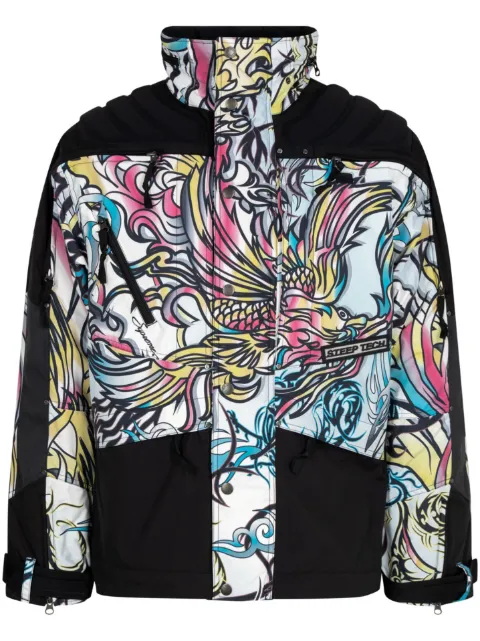 Supreme x The North Face Steep Tech "Multicolor Dragon" Apogee jacket Black SUFW22