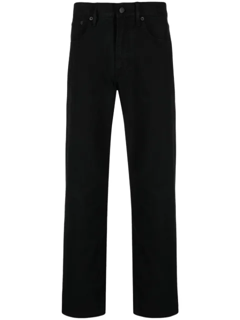Ralph Lauren Purple Label logo-patch slim-cut jeans Black 790911748