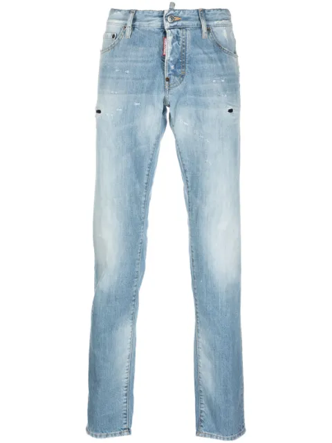 DSQUARED2 low-rise slim-fit jeans Blue S74LB1321S30309