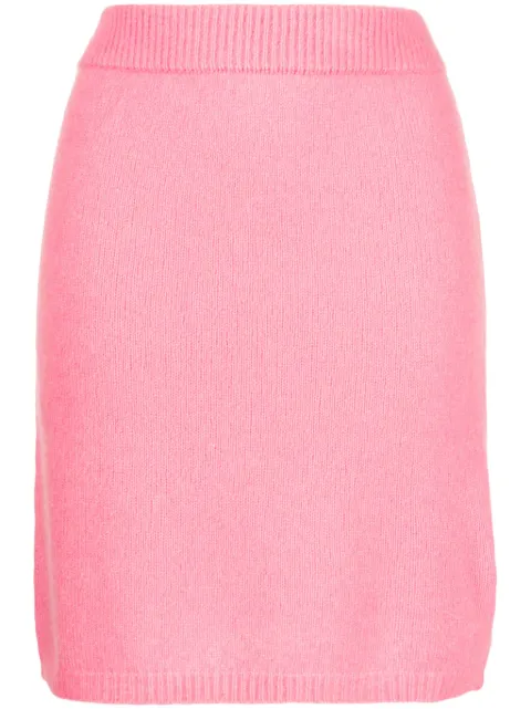 Cashmere In Love Ula fine-knit miniskirt Pink ULAMINISKIRT