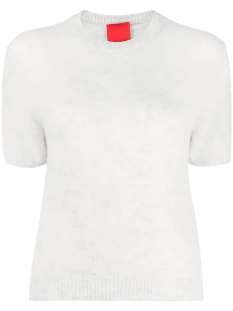 Cashmere In Love Sidley fine-knit top Blue SIDLEYTSHIRT