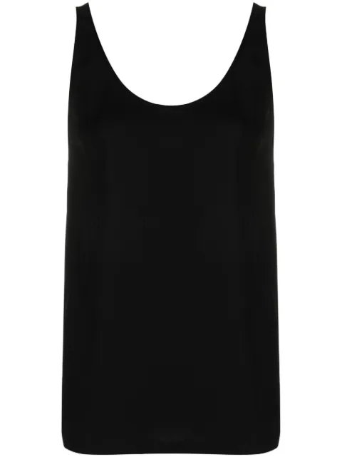 Fabiana Filippi scoop-neck tank top Black TPD213F2170000D382