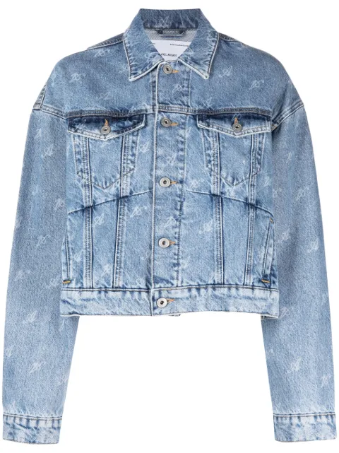 Axel Arigato Signature Rome cropped denim jacket Blue A1557001