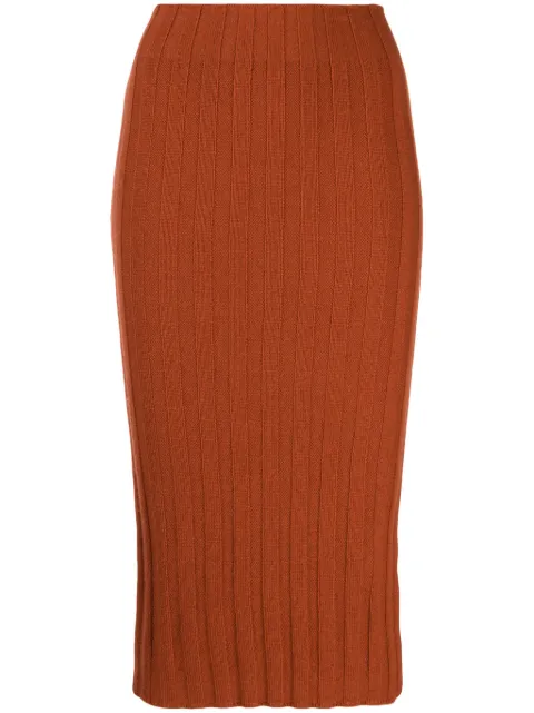 Cashmere In Love Lenny pencil skirt Brown LENNYPENCILSKIRT