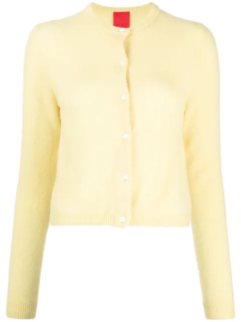 Cashmere In Love Faye fine-knit cardigan Yellow FAYECARDIGAN