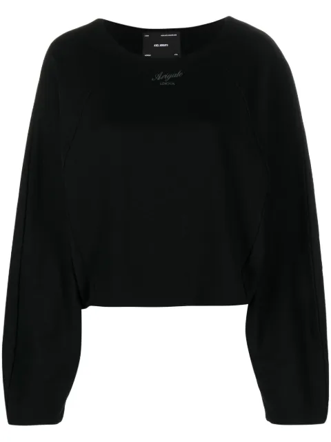 Axel Arigato Halle logo-embroidered sweatshirt Black A1419002