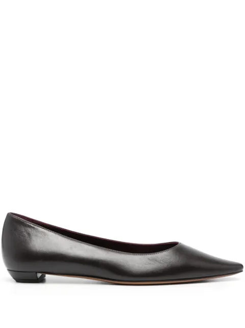 The Row Claudette leather ballerinas Brown F1365SNA01