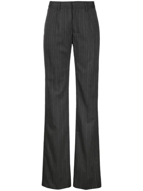 Alessandra Rich pinstriped tailored trousers Grey FAB3300F4073