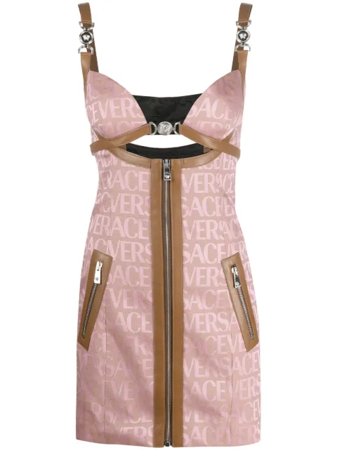 Versace Versace Allover minidress Pink 10112331A08206