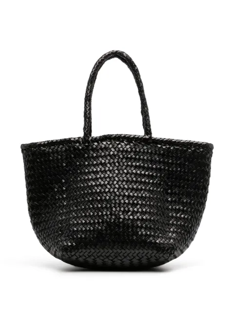 DRAGON DIFFUSION Grace Basket leather tote bag Black 8813