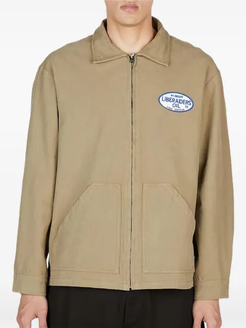 Liberaiders cartoon-embroidery jacket Neutrals 760042301