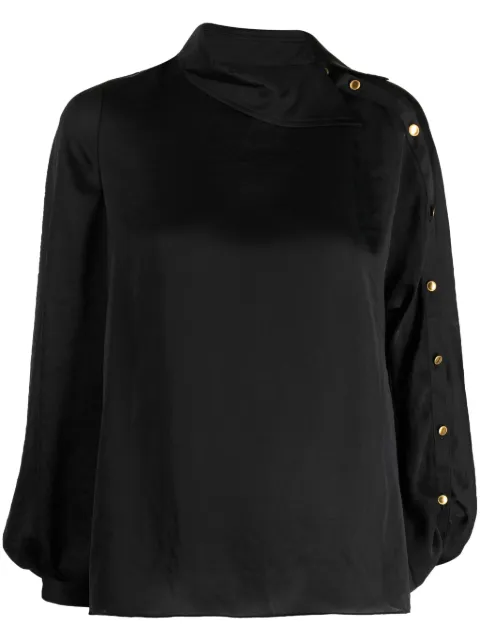 Kolor buttoned long-sleeve shirt Black 23WCLB05116