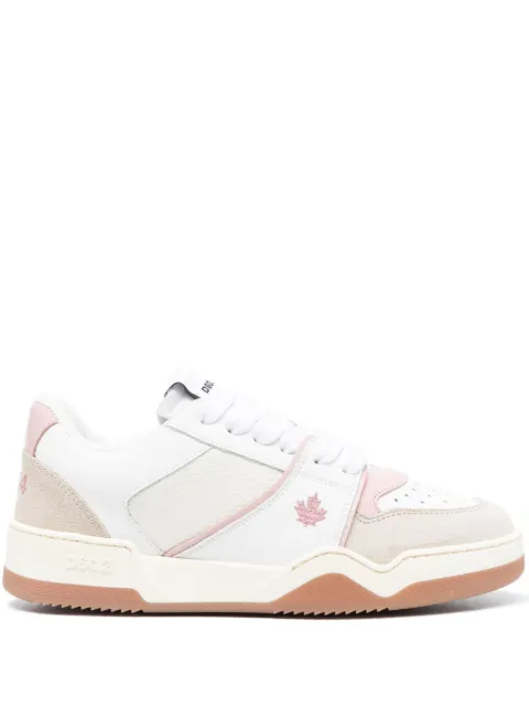 DSQUARED2 panelled lace-up sneakers White SNW031501606243