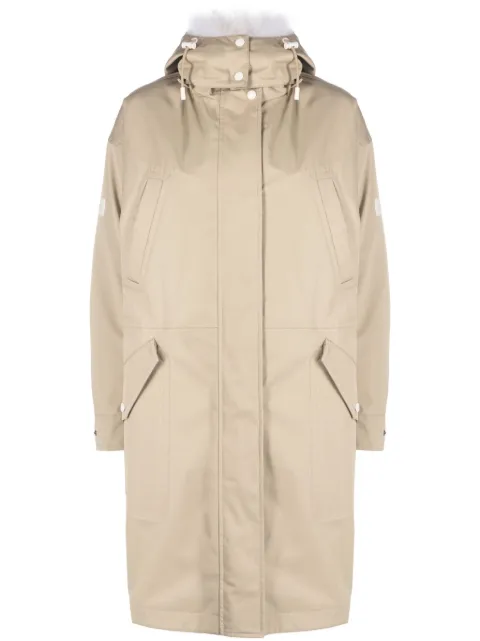 Yves Salomon hooded midi parka Neutrals 24WFM02093S01X