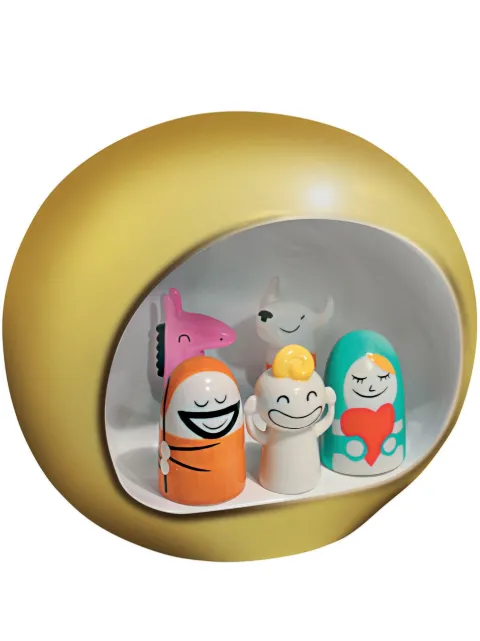 Alessi Presepe Crib nativity scene Gold AMGI10GD