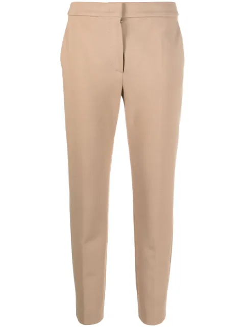 Max Mara mid-rise cropped trousers Neutrals 2317860139600