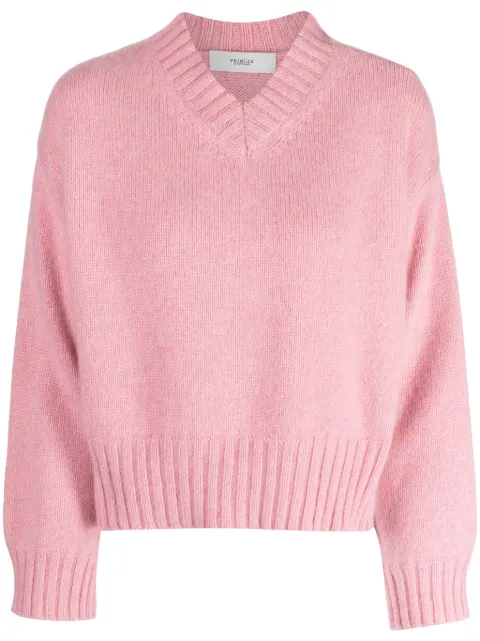 Pringle of Scotland V-neck cashmere jumper Pink WTH074