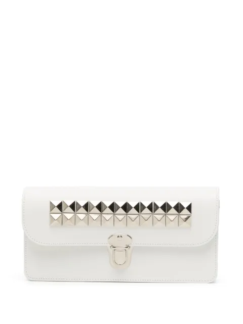 Comme Des Garçons Wallet stud-embellished leather wallet White SAJ11P6LWHITE